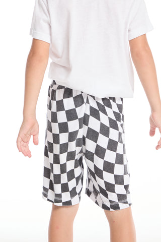 Chaser Wavy Check Boys Shorts