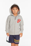 Chaser, Chaser Rolling Stones Script Zip Up Hoodie - Basically Bows & Bowties