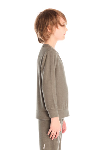 Chaser Bolt Long Sleeve
Child wearing a green outfit on a white background