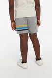 Chaser Boys Heather Grey Short with Strapping