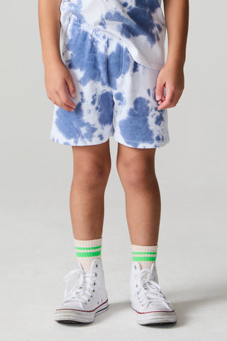 Chaser Wide Leg Mistel Tie Die Shorts
