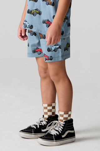 Chaser Have a Nice Day Shorts - Race Cars