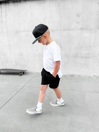 Little Bipsy Cotton Twill Short - Black