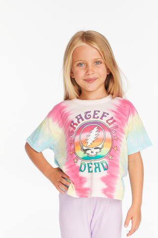Chaser Grateful Dead Tie Dye Steal Your Face Tee