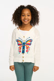 Chaser Butterfly Cardigan Sweater, Chaser, Butterflies, Butterfly, Cardigan, cf-size-10, cf-size-12, cf-size-6, cf-size-8, cf-type-cardigan, cf-vendor-chaser, Chaser, Chaser Kids, Sweater, Ca
