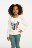 Chaser Butterfly Cardigan Sweater, Chaser, Butterflies, Butterfly, Cardigan, cf-size-10, cf-size-12, cf-size-6, cf-size-8, cf-type-cardigan, cf-vendor-chaser, Chaser, Chaser Kids, Sweater, Ca
