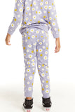 Chaser Smiley Daisies Slim Joggers, Chaser, cf-size-10, cf-size-4, cf-size-5, cf-size-6, cf-size-8, cf-type-pants, cf-vendor-chaser, Chaser, Chaser Daisy Sweatpant, Chaser Joggers, Chaser Kid
