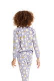 Chaser Smiley Daisies Long Sleeve Ruffle Top, Chaser, cf-size-5, cf-size-6, cf-size-8, cf-type-shirts-&-tops, cf-vendor-chaser, Chaser, Chaser Kids, Chaser Sweatshirt, Daisies, Daisy, Smiley 