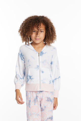 Chaser Mermaid Shell Girls Zip-up Hoodie