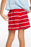 Chaser Heart Stripe Girls Shorts