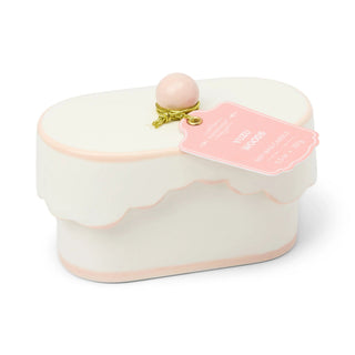Paddywax Chérie 5.5 oz Ceramic Candle - Yuzu Woods
Decorative box with a pink top and gold accent on a white background