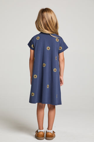 Chaser, Chaser Allover Sunflowers Girls Dress - Basically Bows & Bowties