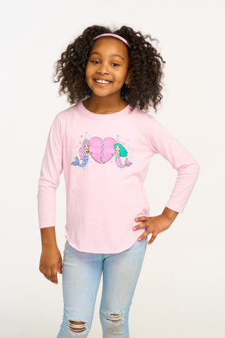 Chaser Mermaid Bestie Long Sleeve Tee, Chaser, Best Friend, Bestie, cf-size-2, cf-size-3, cf-size-4, cf-size-5, cf-size-6, cf-size-7, cf-type-top, cf-vendor-chaser, Chaser, Chaser Kids, Chase