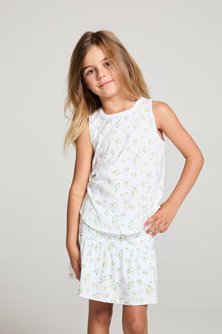 Chaser Allover Lemons Girls Tank