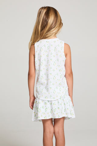 Chaser, Chaser Allover Lemons Girls Tank - Basically Bows & Bowties