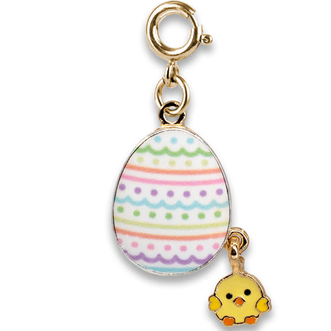 Charm It!, Charm It! Gold Easter Egg Charm - Basically Bows & Bowties