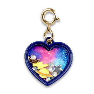 Charm It! Gold Rebel Girls Space Shaker Charm
Heart-shaped charm with space-themed design on a white background