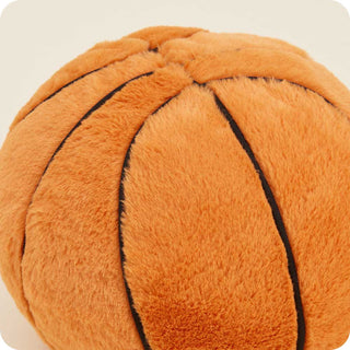 Basketball Warmies
Plush toy shaped like a basketball on a beige background
