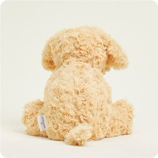 Golden Dog Warmies
Beige teddy bear with a visible brand label on a white background