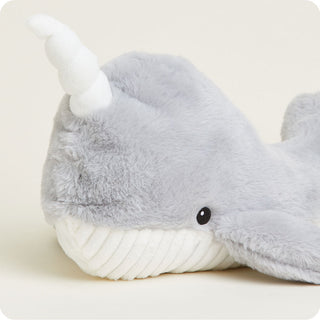 Narwhal Warmies
Plush toy whale on a light background