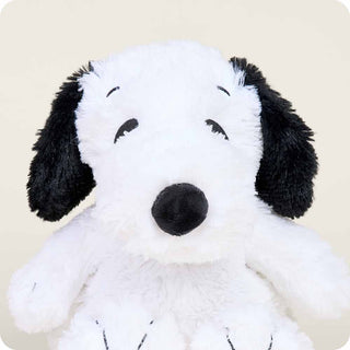 Snoopy Warmies
Plush toy resembling a black and white dog on a beige background