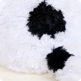 Snoopy Warmies
White plush toy with black pom-poms on a white background