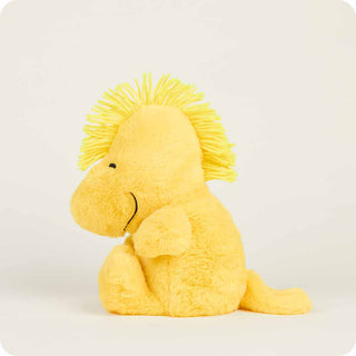 Woodstock Warmies
Yellow plush toy with frizzy hair on a white background