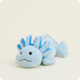 Blue Axolotl Warmies Junior
Blue axolotl plush toy on a light beige background