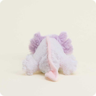 Pink Axolotl Warmies Junior
Plush toy with purple accents on a light beige background