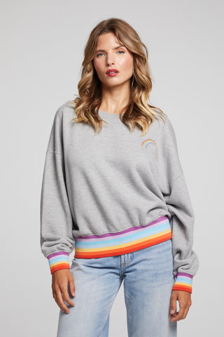 Chaser, Chaser Rainbow Women's Pullover - Basically Bows & Bowties