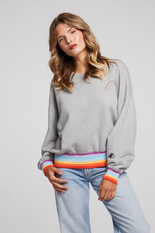 Chaser, Chaser Rainbow Women's Pullover - Basically Bows & Bowties