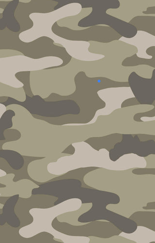 Angel Dear camo 2-way zipper footie for babies, featuring a soft, comfortable design with a front zipper for easy dressing.