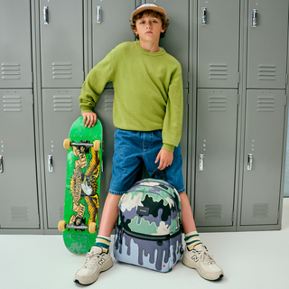 State Bags Kane Double Pocket Backpack - Camo Drip