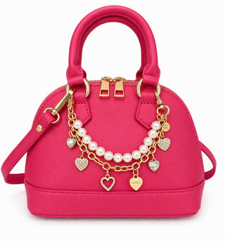 Carrying Kind Clara Handbag - Hot Pink: Love Story