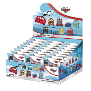 Cars 3D foam collectible bag clip keychain featuring a popular character, designed by Thin Air Brands.