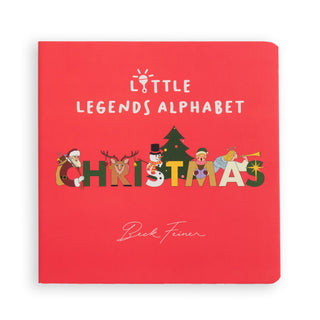 Christmas Little Legends Alphabet Board Book
Red book cover with Christmas-themed letters and characters on a white background