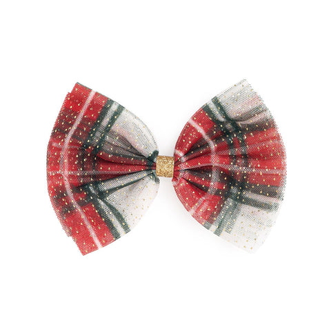 Sweet Wink Christmas Plaid Bow Clip, Sweet Wink, All Things Holiday, cf-type-clip, cf-vendor-sweet-wink, Christmas, Christmas clip, Christmas Hair Clip, Christmas Plaid, Christmas Plaid Bow, 