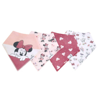 Copper Pearl Bandana Bib Set - Disney Minnie Mouse
 Set of Minnie Mouse-themed bandanas on a white background