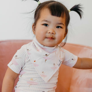 Copper Pearl Katerina bandana bib set featuring stylish, adjustable bibs with a trendy pattern for babies.