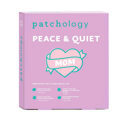 Patchology Peace & Quiet Indulgent Self-Care Facial Kit - Mom