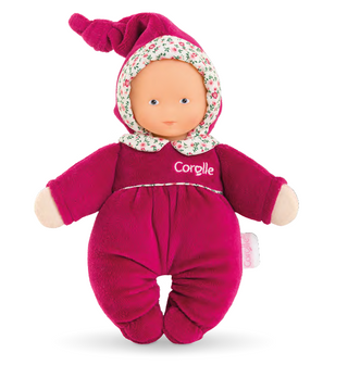Corolle Babidoux Plush Doll - Pink Grenadine
Toy doll in a pink outfit with a floral hood on a white background