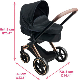 Corolle 14" & 17" & 20" Doll Cybex Pram - Black
