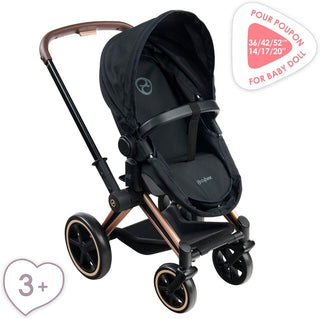 Corolle 14" & 17" & 20" Doll Cybex Pram - Black