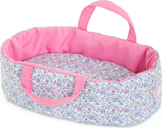 Corolle Baby Doll Carry Bed for 12" Baby Dolls - Flowered