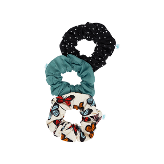 Posh Peanut, Posh Peanut Larisa 3 Pack Scrunchie Set - Basically Bows & Bowties