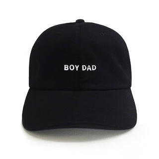 Dad Brand boy dad hat featuring a classic design with adjustable strap and embroidered logo, perfect for casual wear.
