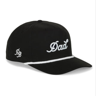 Dad Brand Dad Rope Hat | Black & White