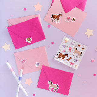 Jollity & Co, Jollity & Co Pony Tales Sticker Set - Basically Bows & Bowties