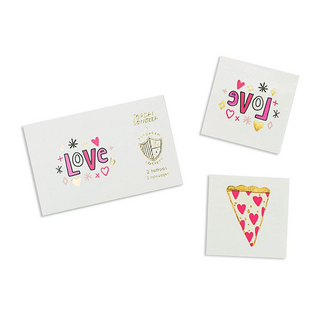 Jollity & Co Love Notes Temporary Tattoos
