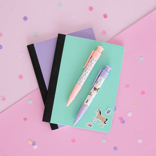 Jollity & Co, Jollity & Co Pony Tales Jumbo Pen Set - Basically Bows & Bowties